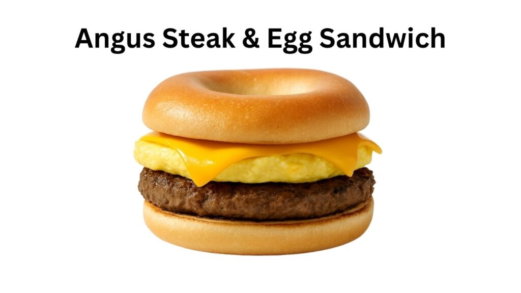 Dunkin Donuts Angus Steak and Egg Sandwich