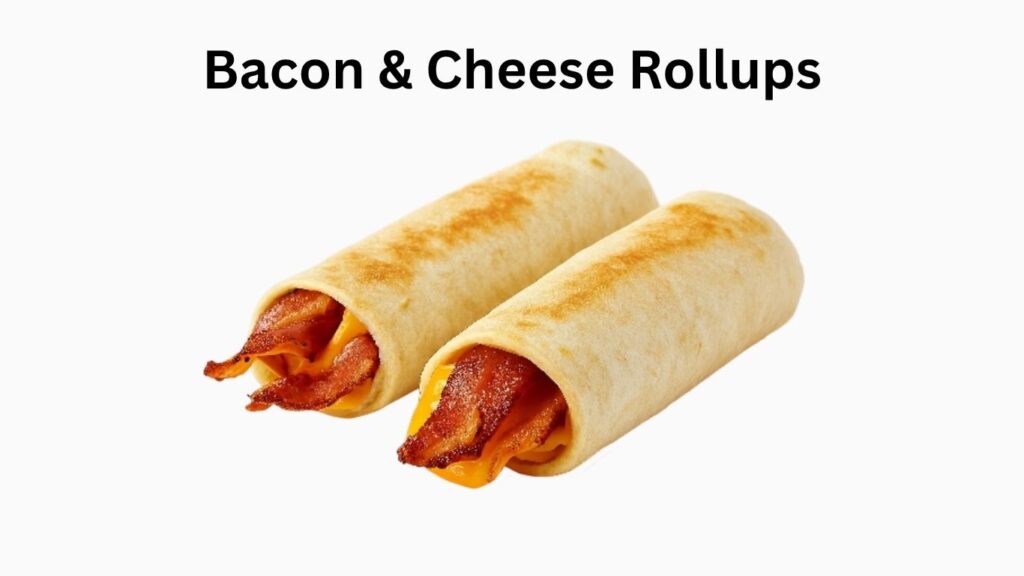 Dunkin Donuts Bacon and Cheese Rollups