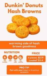 Dunkin Donuts Hash Browns