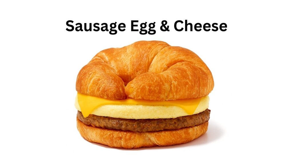 Dunkin Donuts Sausage Egg and Cheese