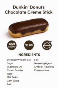 Dunkin Donuts Chocolate Creme Stick