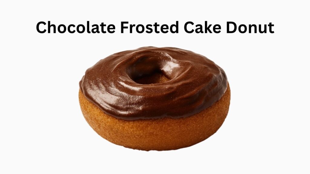 Dunkin Donuts Chocolate Frosted Cake Donut