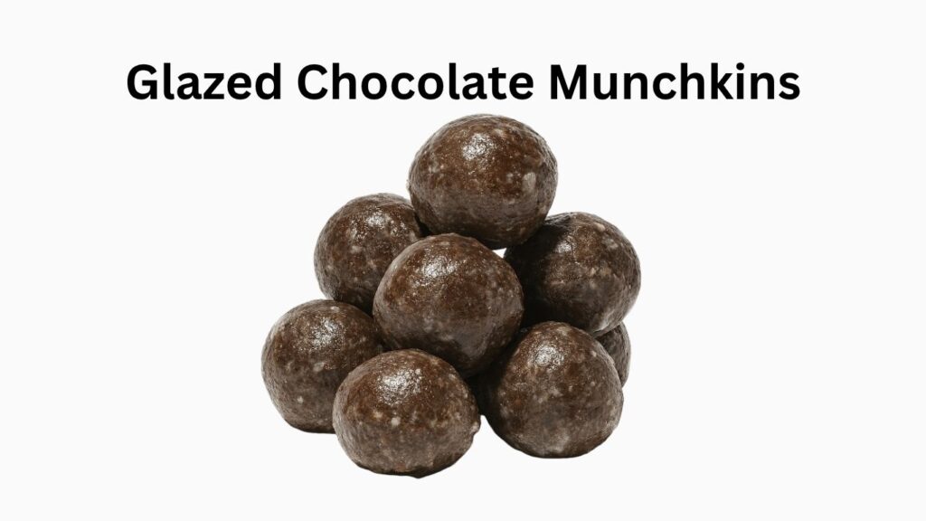 Dunkin Donuts Glazed Chocolate Munchkins