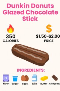 Dunkin Donuts Glazed Chocolate Stick