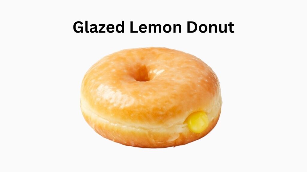 Dunkin Donuts Glazed Lemon Donut