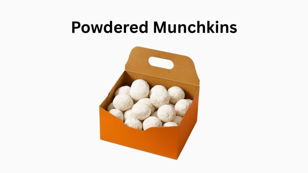 Dunkin Donuts Powdered Munchkins