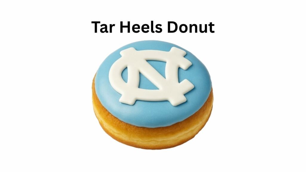 Dunkin Donuts Tar Heels Donut