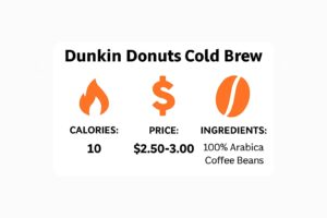 Dunkin Donuts Cold Brew