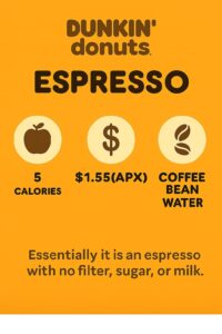 Dunkin Donuts Espresso