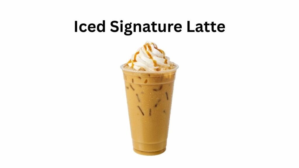 Dunkin Donuts Iced Signature Latte