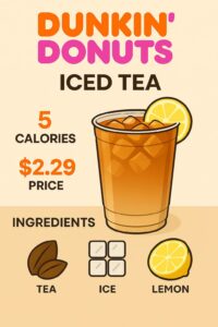 Dunkin Donuts Iced Tea