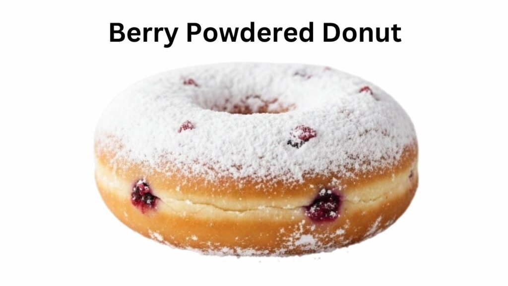 Dunkin Donuts Berry Powdered Donut
