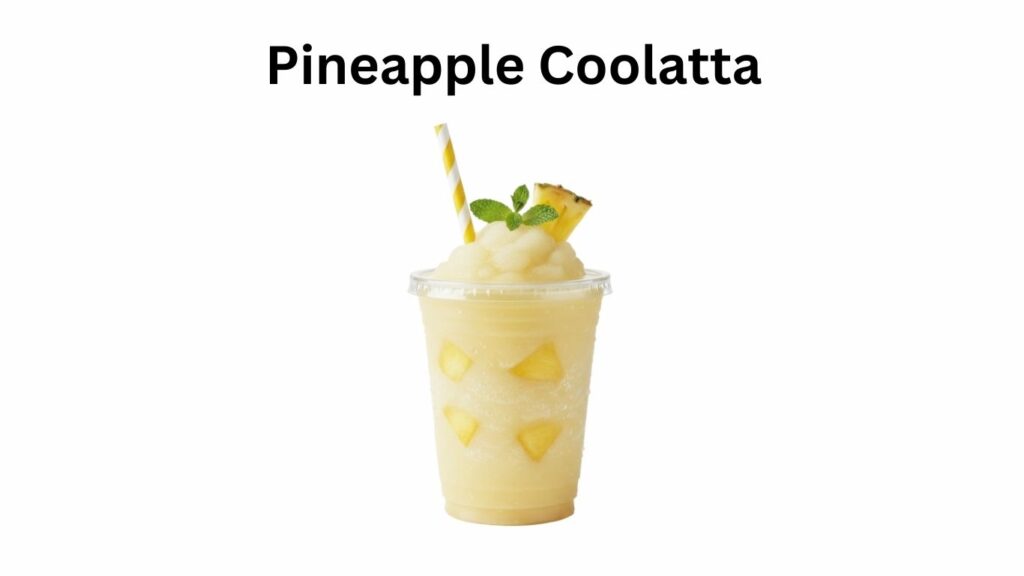 Dunkin Donuts Pineapple Coolatta