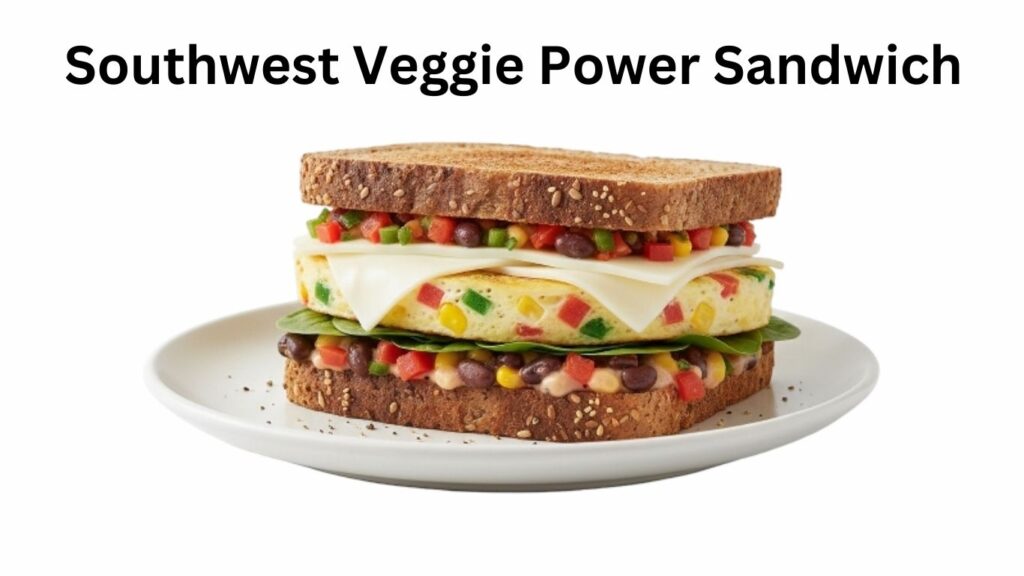 Dunkin Donuts Southwest Veggie Power Sandwich