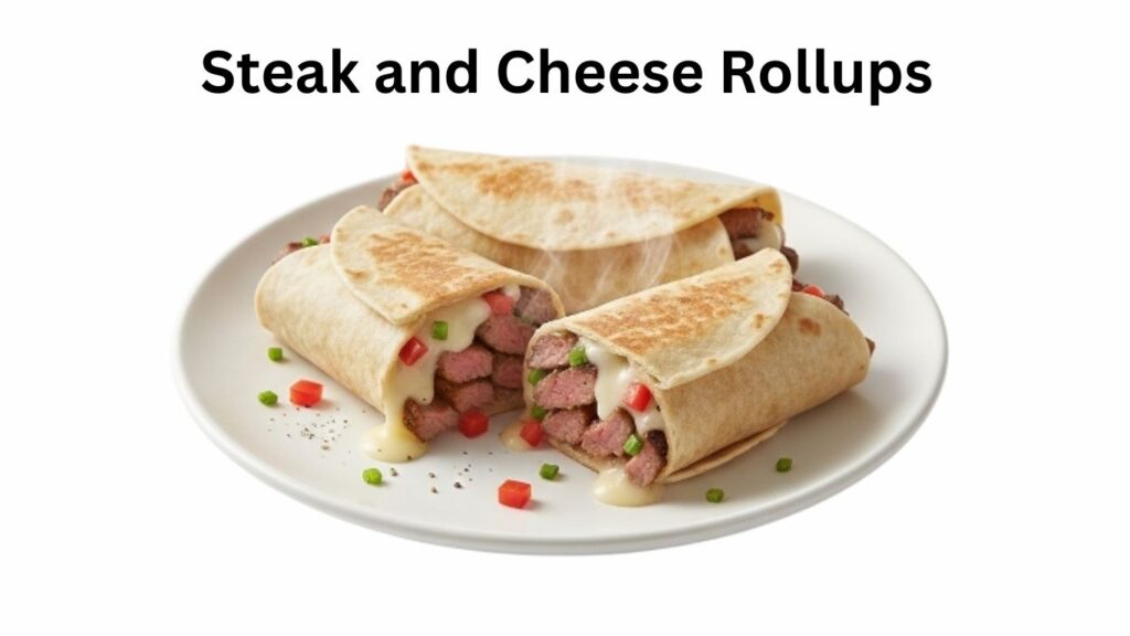 Dunkin Donuts Steak and Cheese Rollups