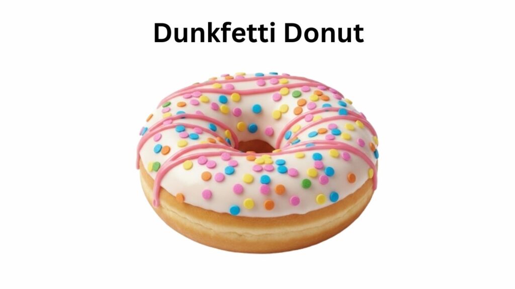 Dunkin Donuts Dunkfetti Donut