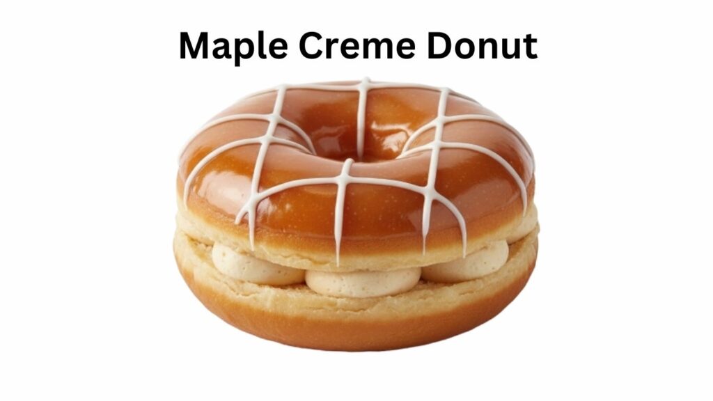 Dunkin Donuts Maple Creme Donut