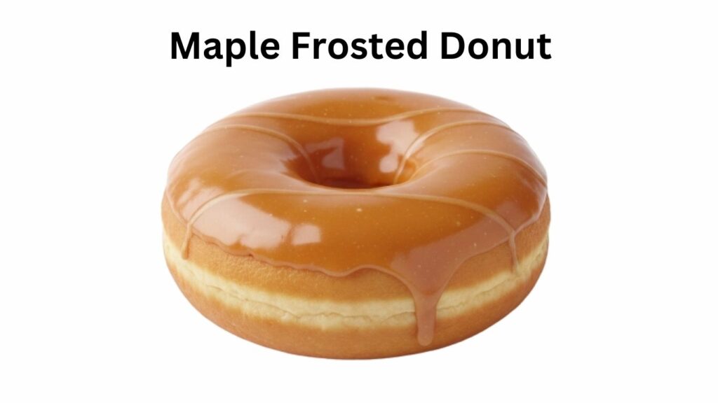 Dunkin Donuts Maple Frosted Donut