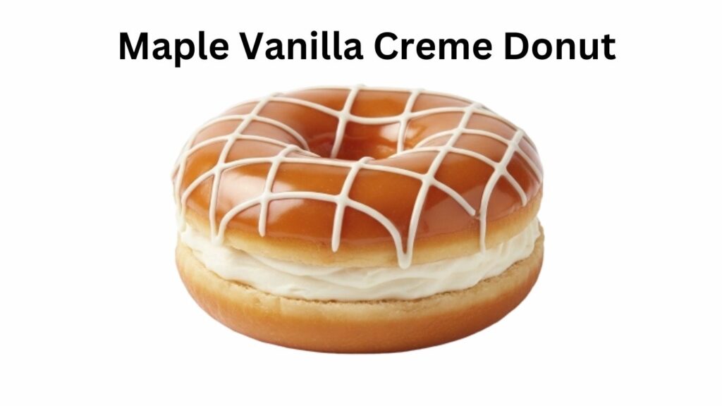 Dunkin Donuts Maple Vanilla Creme Donut