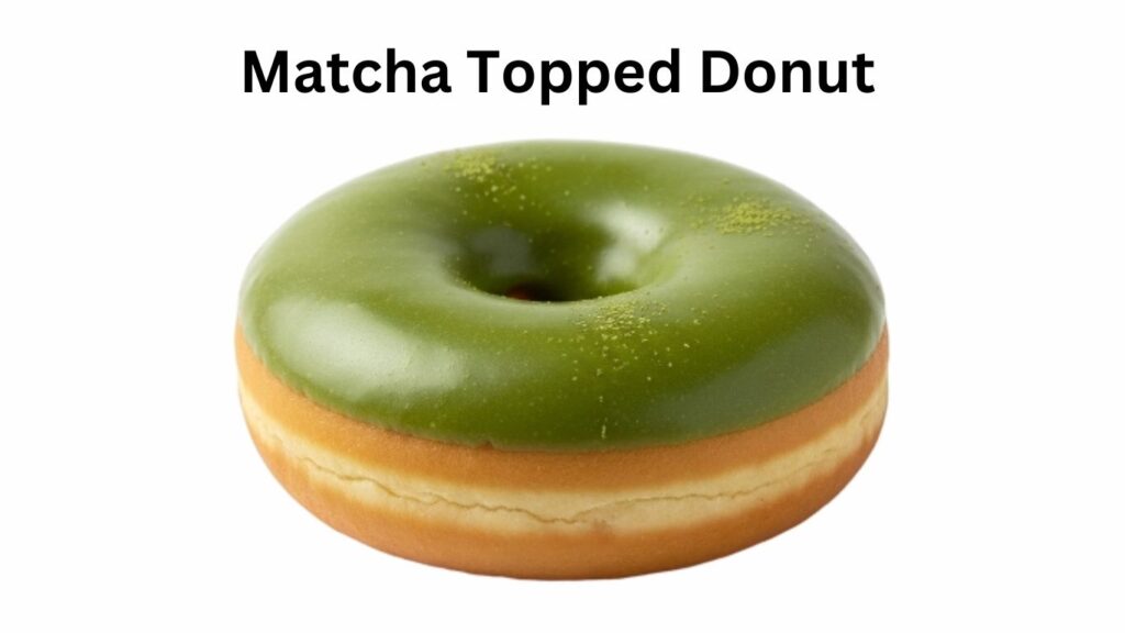 Dunkin Donuts Matcha Topped Donut