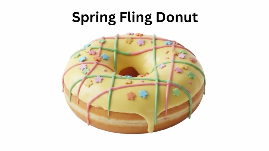 Dunkin Donuts Spring Fling Donut