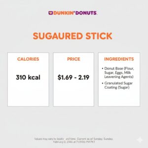 Dunkin Donuts Sugared Stick