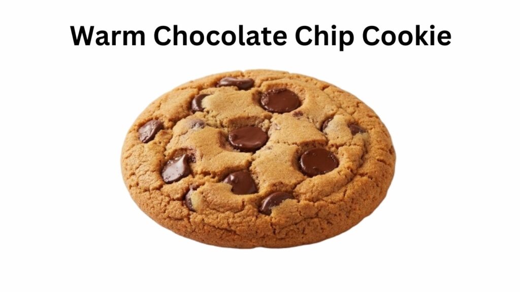 Dunkin Donuts Warm Chocolate Chip Cookie