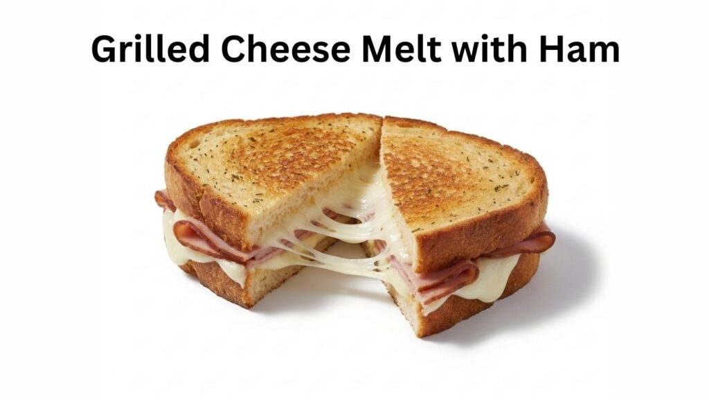 Dunkin Donuts Grilled Cheese Melt with Ham
