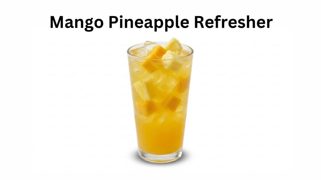 Dunkin Donuts Mango Pineapple Refresher