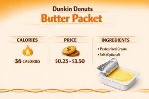 Dunkin Donuts Butter Packet