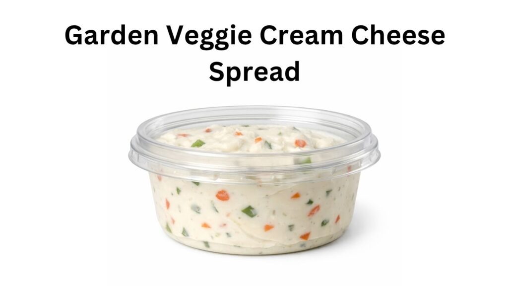 Dunkin Donuts Garden Veggie Cream Cheese Spread