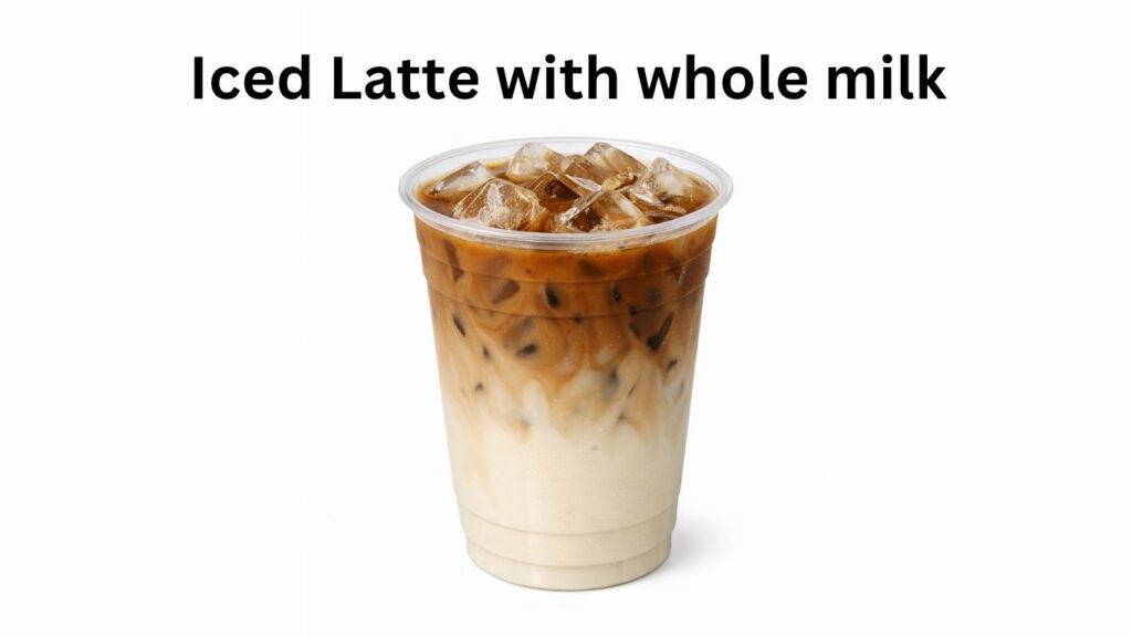Dunkin Donuts Iced Latte with whole milk