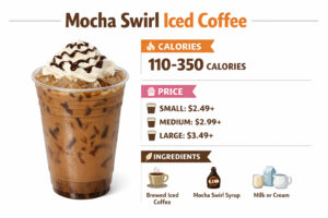 Dunkin Donuts Mocha Swirl Iced Coffee