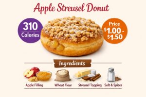 Dunkin Donuts Apple Streusel Donut