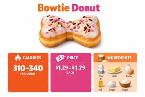 Dunkin Donuts Bowtie Donut