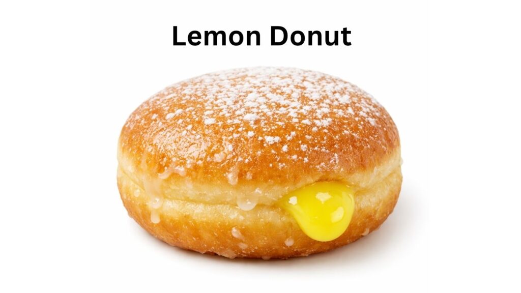 Dunkin Donuts Lemon Donut